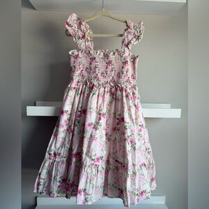 Janie and Jack Emily smocked dress size 6 EUC